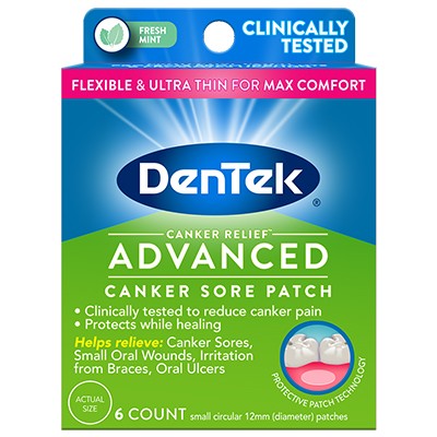 Dentek Canker Relief Advanced Canker Sore Patch