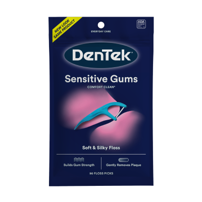 Dentek Comfort Clean Sensitive Gums Floss Picks 90ct