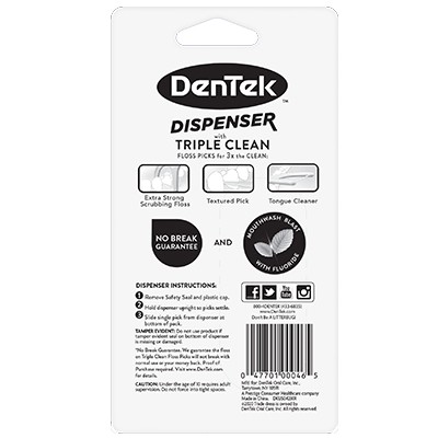 DenTek Floss Pick Dispenser BOP