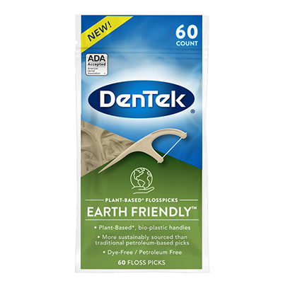Dentek Earth friendly floss pick