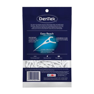 Dentek Complete Clean Easy Reach Floss Picks