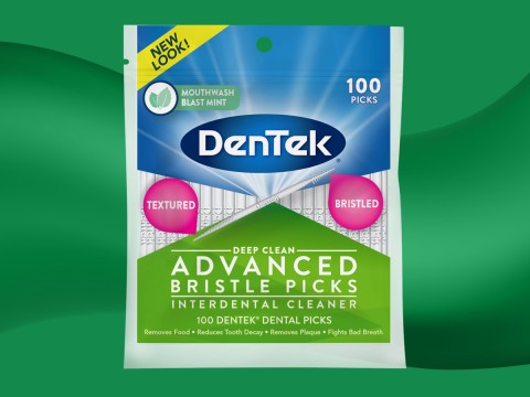 DenTek® Deep Clean Advanced Bristle Picks Interdental Cleaner