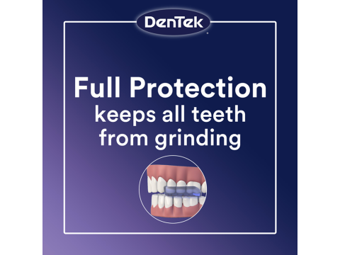 full protection keeps all teeth from griding