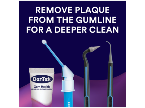 remove plaque from the gunline for a deeper clean