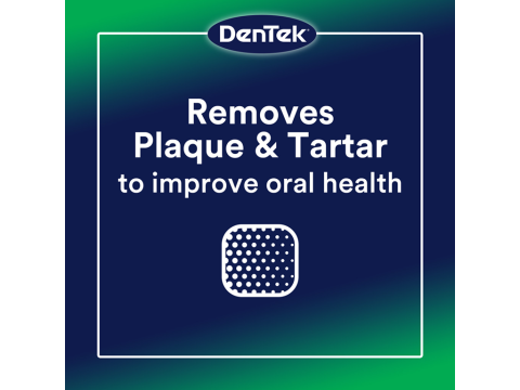 removes plaque and tartar