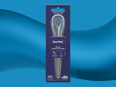 Dentek Metal Tongue Scraper