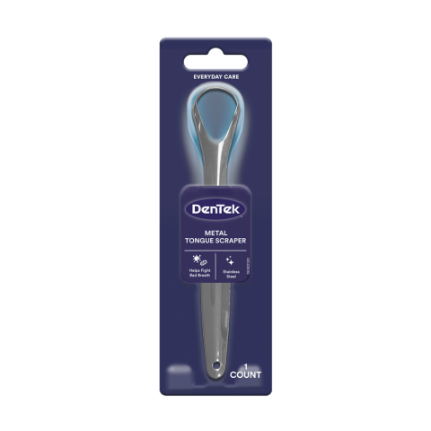 Dentek Metal Tongue Scraper